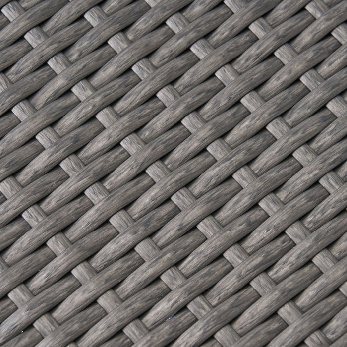 Luminant - Outdoor Side Table With Iron Frame - Gray