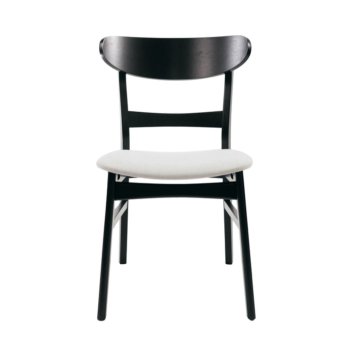5 Piece Dining Set With Table And 4 Upholstered Chairs