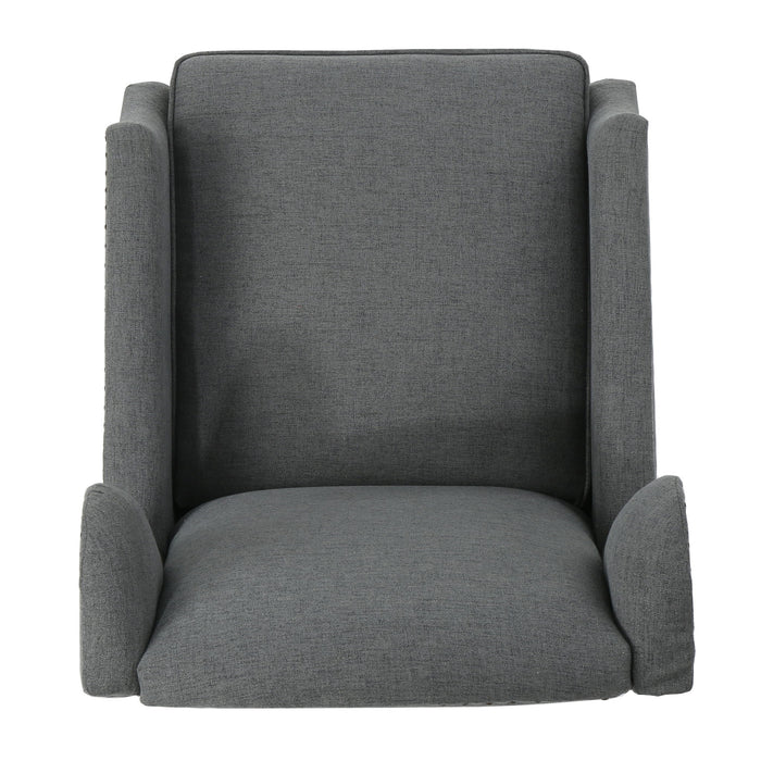 Westeros Wing Back Fabric Upholstered Recliner
