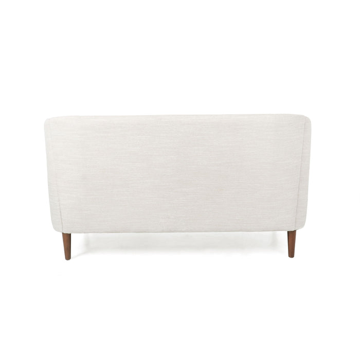 Sophisticated Loveseat With Diamond Stitched Detailing