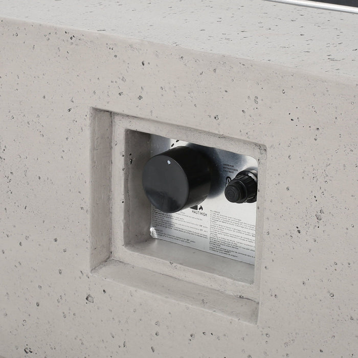 Modern Rectangle Fire Table 50, 000 Btu