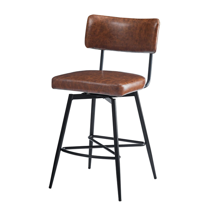 Retro Swivel Counter Stools (Set of 2)