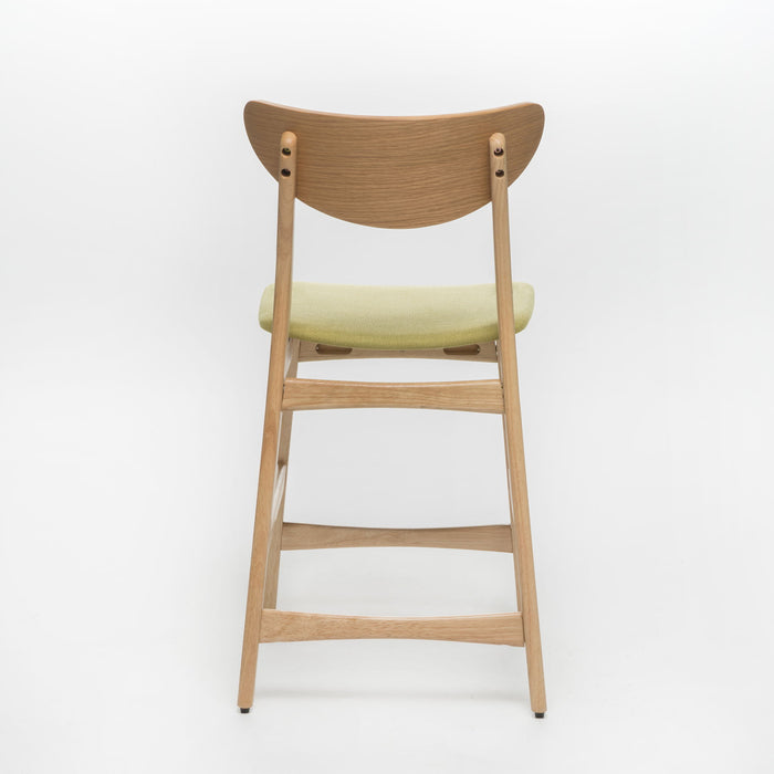 Retro Modern Counter Height Chair Set With Cushioned Seats