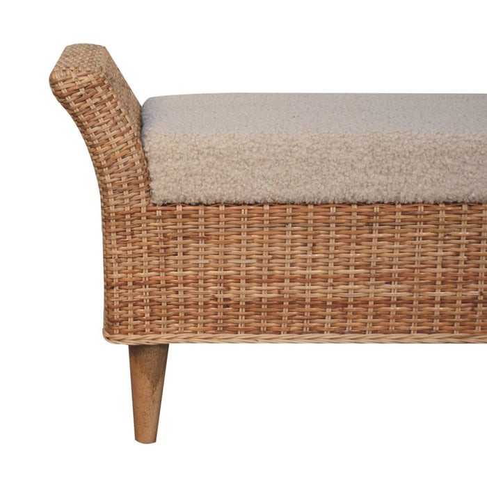 Riviera - Woven Bench - Oak