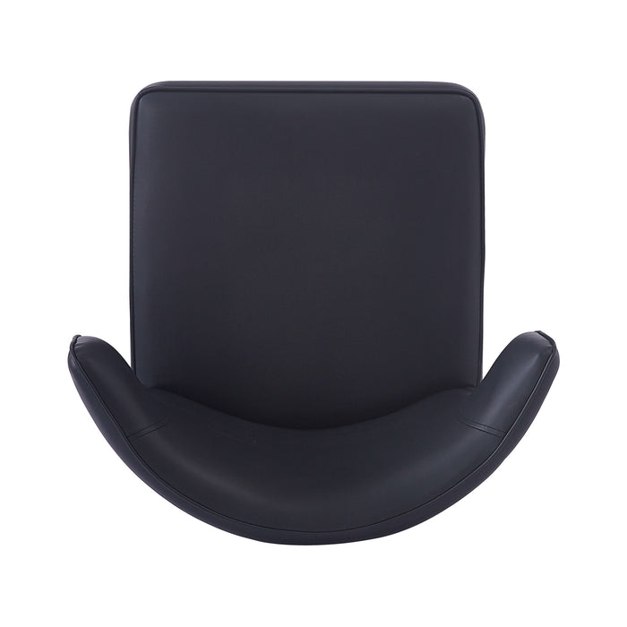 Modern Bar Stools With Upholstery And Metal Footrest (Set of 2)