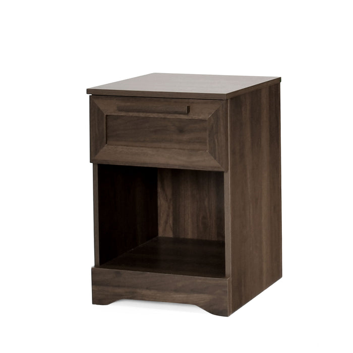 Broxon - Rustic Drawer Nightstand