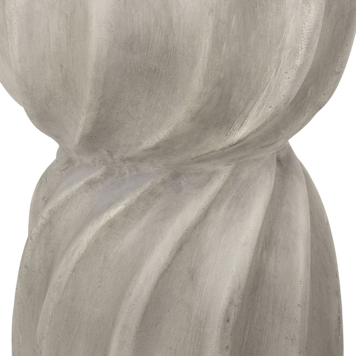 Modern Canis Side Table Outdoor Use - Gray