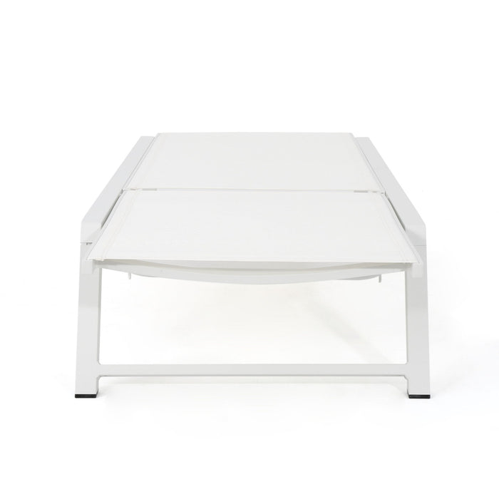 Myers - Chaise Lounge - White