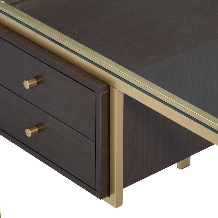 Yumia - Writing Desk - Clear / Gold