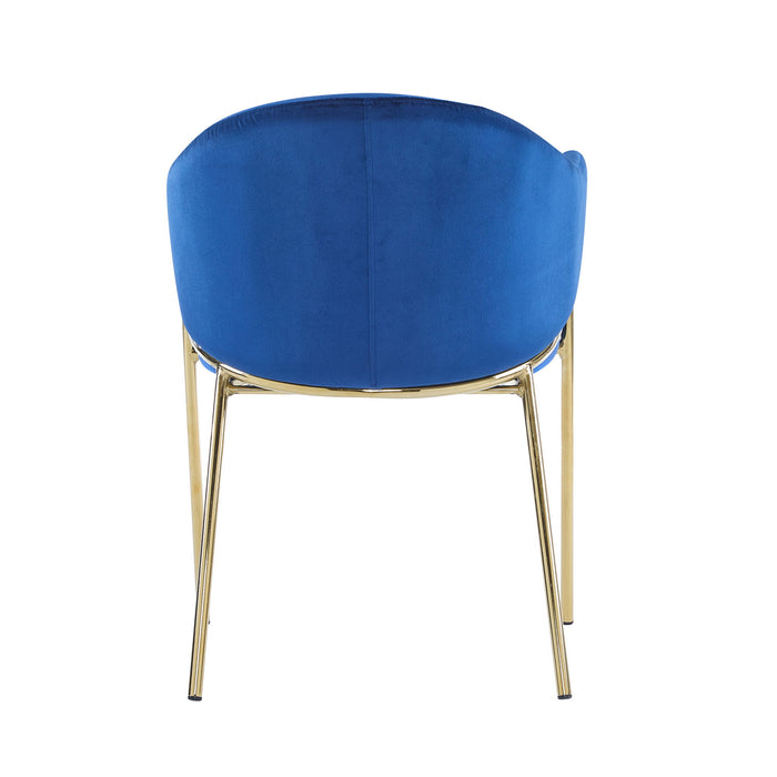 Modern Upholstered Dining Chair With Frame And