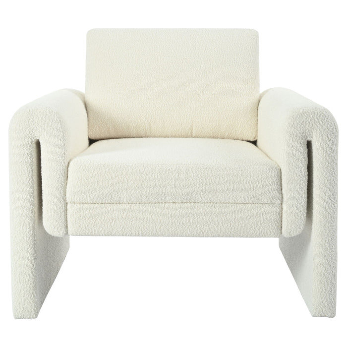 Modern Upholstered Accent Chair, Sturdy Support & Luxurious Comfort