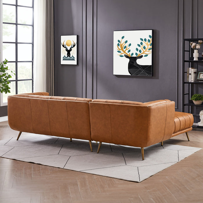 Addison - L Shape Sectional Sofa Tufted