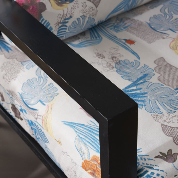 Modern Armchair With Solid Wood Frame