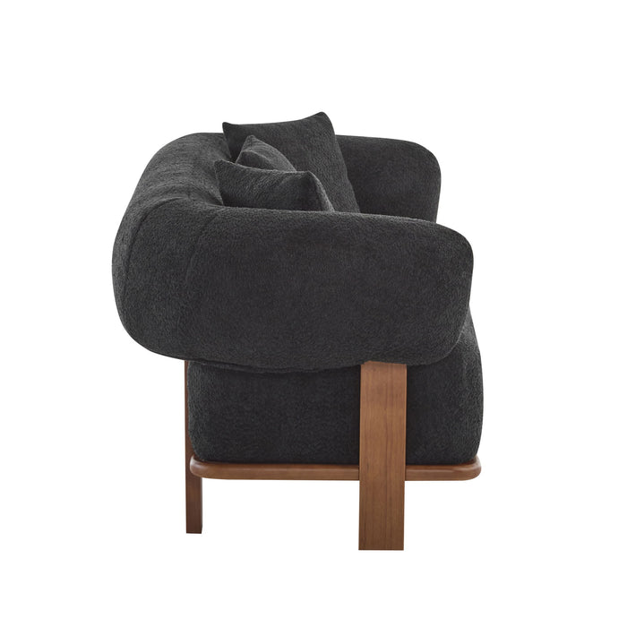 Modern Curved Arm Sofa