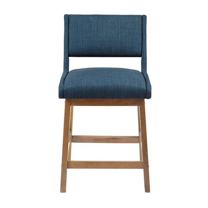 Boomerang - Dining Counter Stool Cushion - Navy