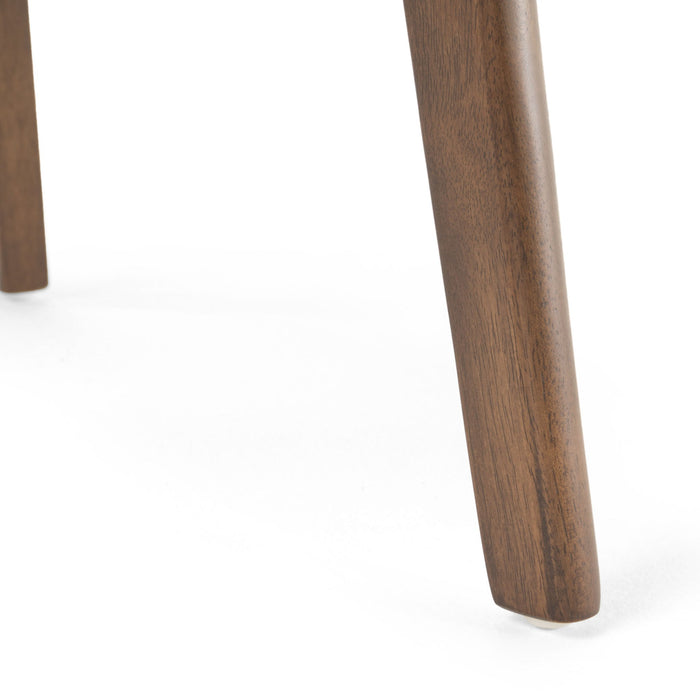 Elegant Fabric Dining Chair With Cushioned Seat