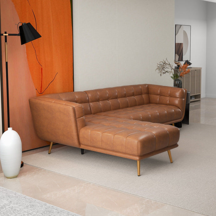 Addison - L Shape Sectional Sofa Tufted