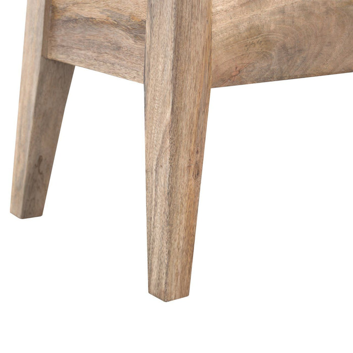 Lid Up Storage Bench - Oak