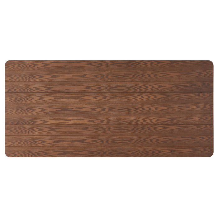 Farmhouse Charm Dining Table With Square Leg