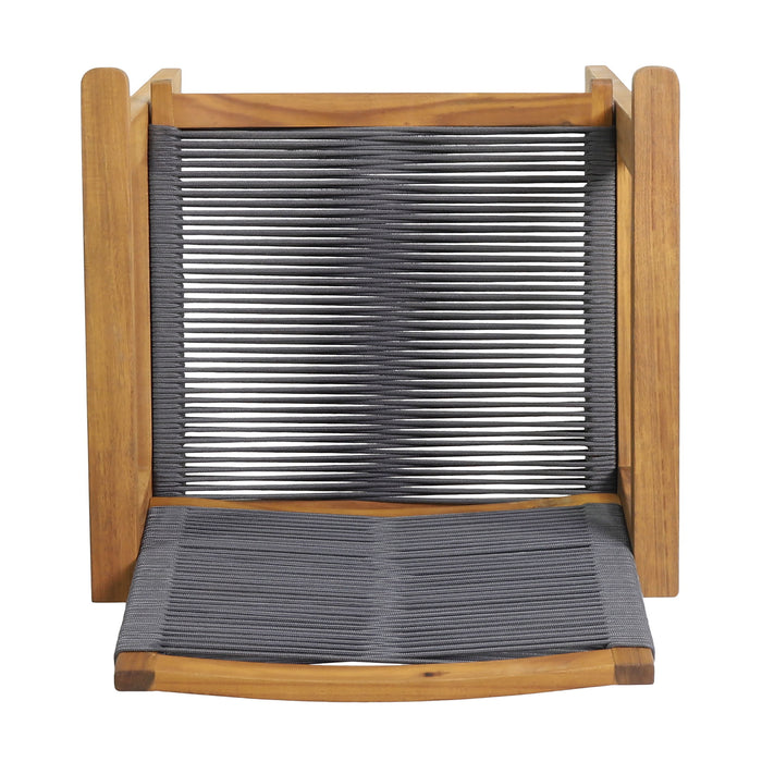 Outdoor Dining Chair (Set of 2) - Dark Gray