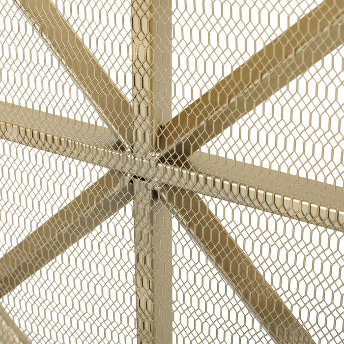 Margaret - 3 Panel Fireplace Screen Iron