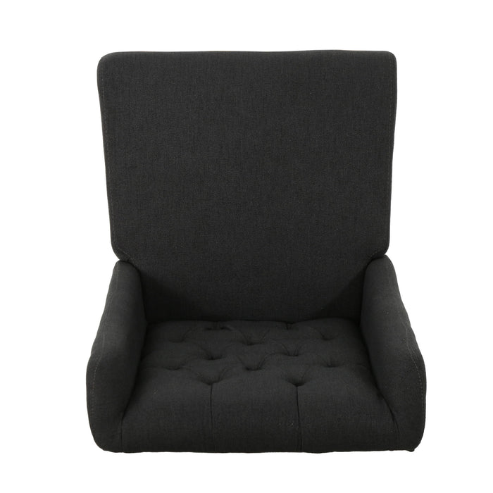 Sophisticated Tufted Dining Chair With High Back Design