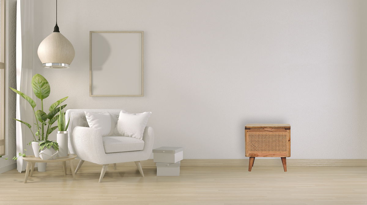 Larissa - Lid Up Storage Stool - Oak