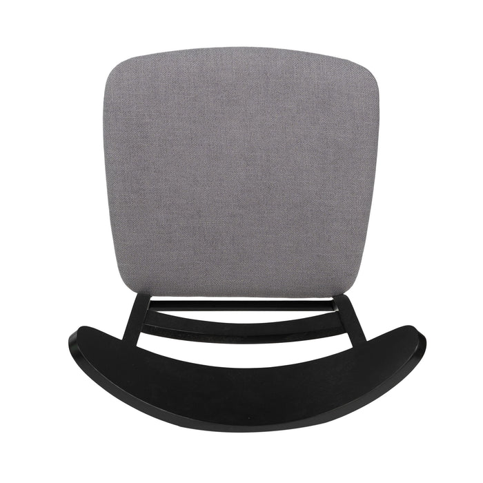 Modern Dining Chair With Upholstered Seat And Wood Frame