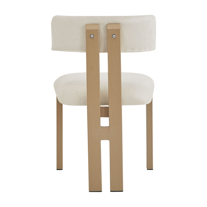 7 Piece Dining Set With Upholstered Armless Chairs And Table