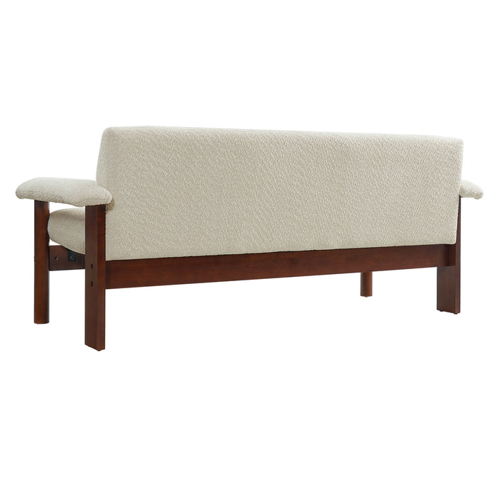 Loveseat Sofa 2 Seater Couch With Armrest Pillows