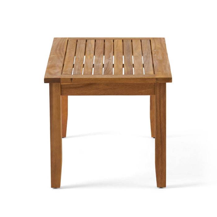 4 Person Outdoor Seating Group With Cushions Comfortable Patio Set - Teak