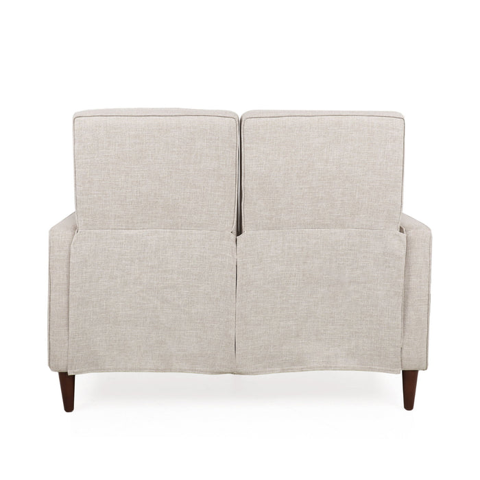 Manville - Contemporary Tufted Loveseat Pushback Recliner