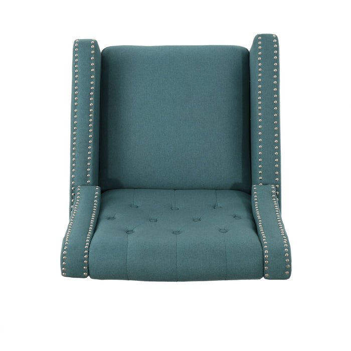 Classic Fabric Push Back Chair