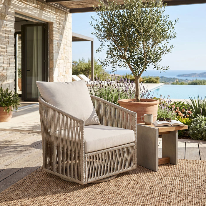Outdoor 360° Swivel Patio Chair
