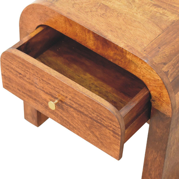 Mini Darcy - Nightstand With Curved Edges