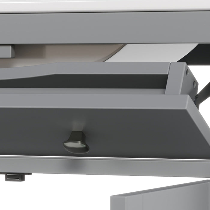 Bathroom Vanity With Ceramic Sink, Adjustable Shelf & Tip Out Tray