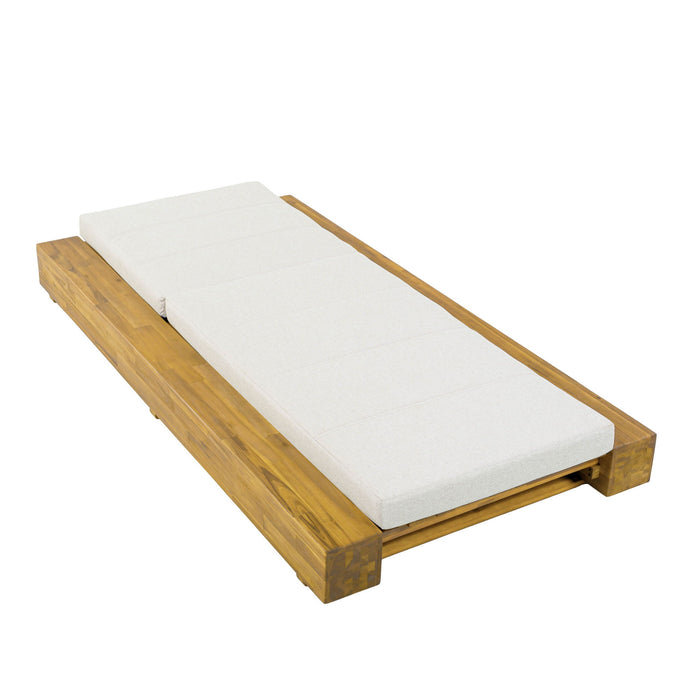 Outdoor Chaise Lounges With Water-Resistant Cushions