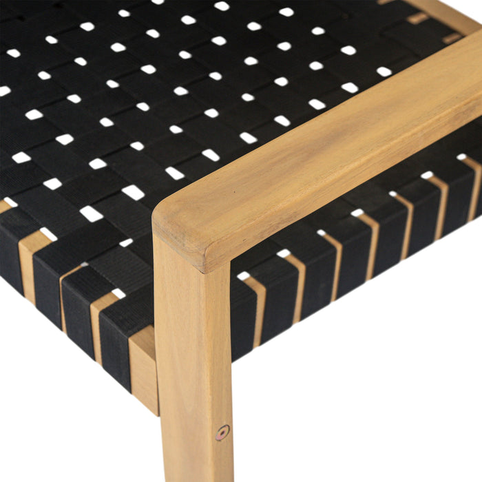 Woven Rope Outdoor Deep Seating Porch Loveseat For Garden