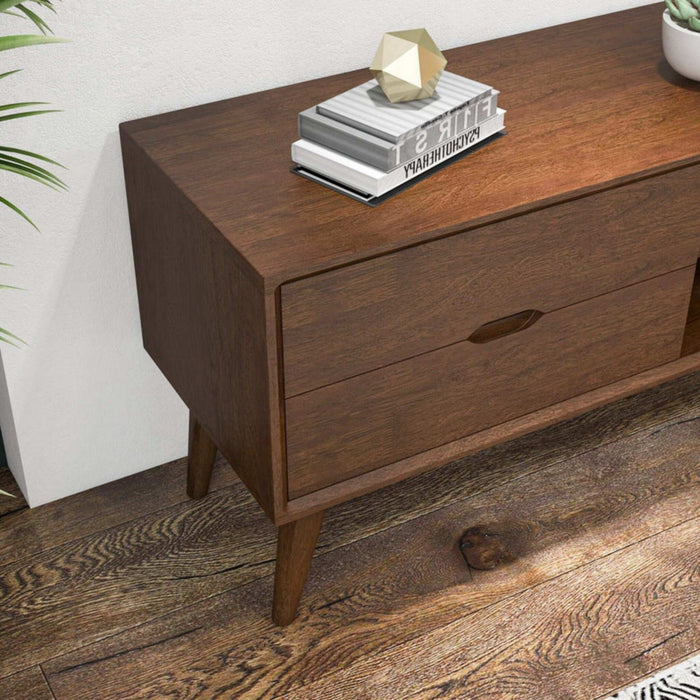 Adrian - TV Stand - Walnut Brown