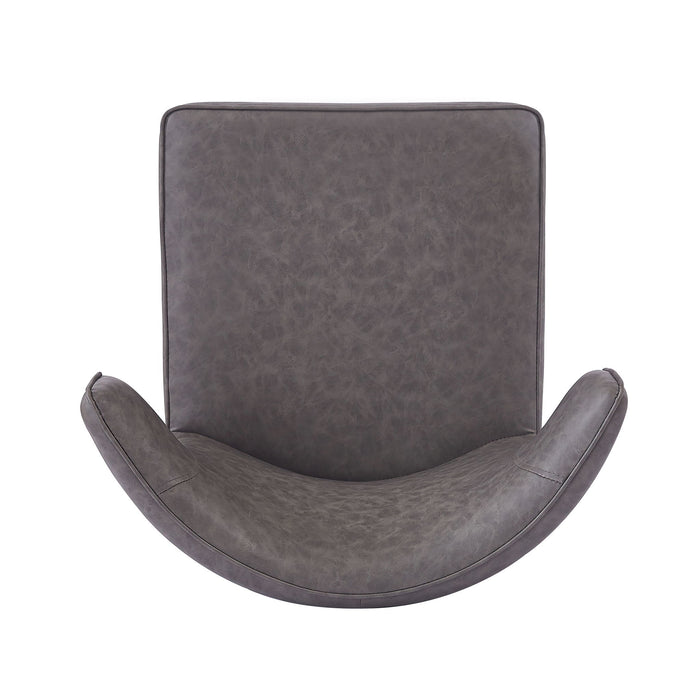 Modern Bar Stools With Upholstery And Metal Footrest (Set of 2)