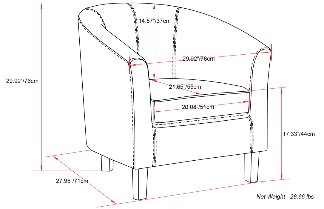 Austin - Transitional Tub Chair