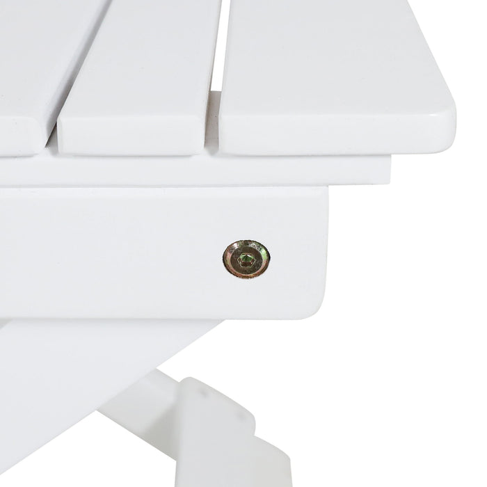 Outdoor Folding Wooden Side Table