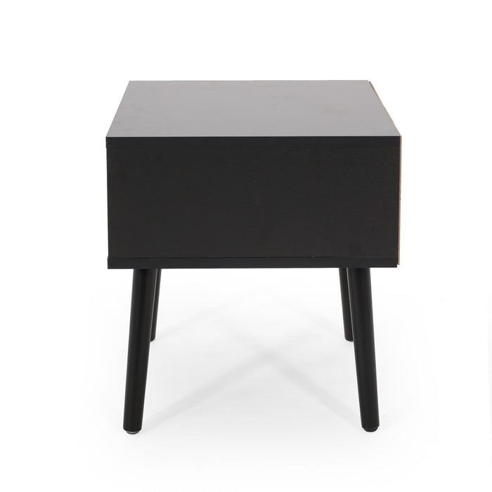2 Toned Particle Board End Table