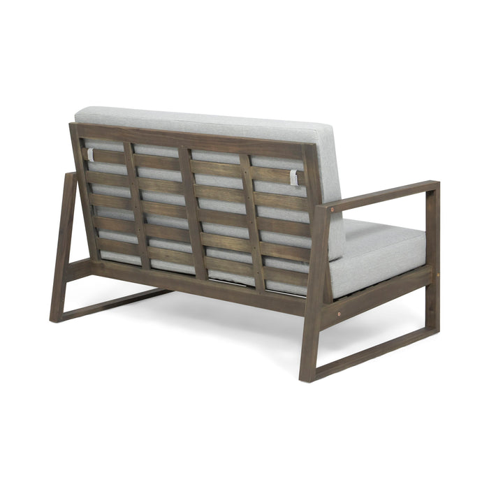 Belgian - Loveseat & Coffee Table Set With Water Resistant Cushions