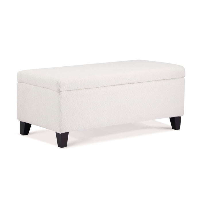 Storage Ottoman With Flip Top Lid