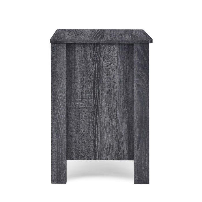 Titeca - Contemporary Wood 2 Drawer Nightstand