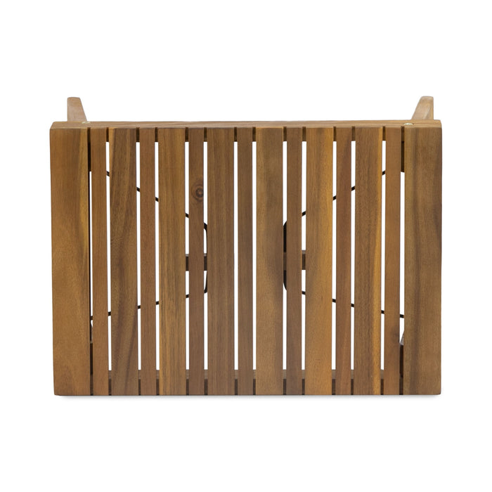 Temptation - Outdoor Foldable Side Table With Slat Design