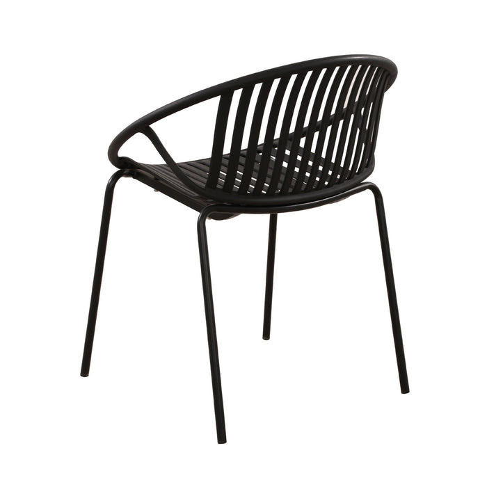7 Piece Dining Set With Stackable Chairs