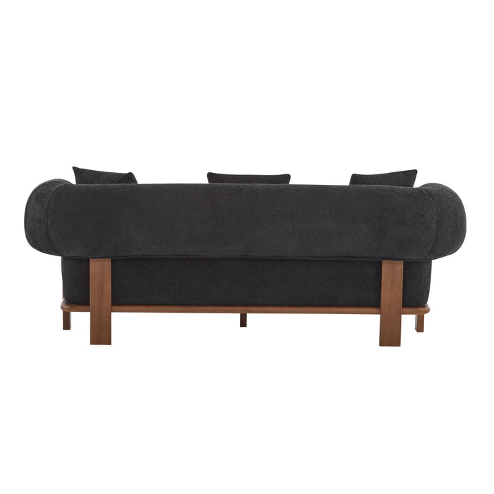 Modern Curved Arm Sofa