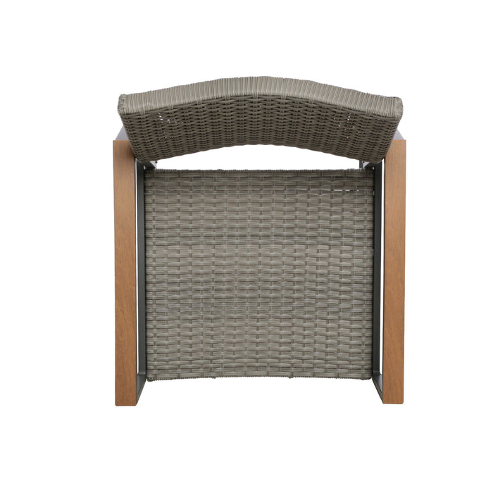 Aresha - Outdoor Dining Armchair (Set of 2) - Gray